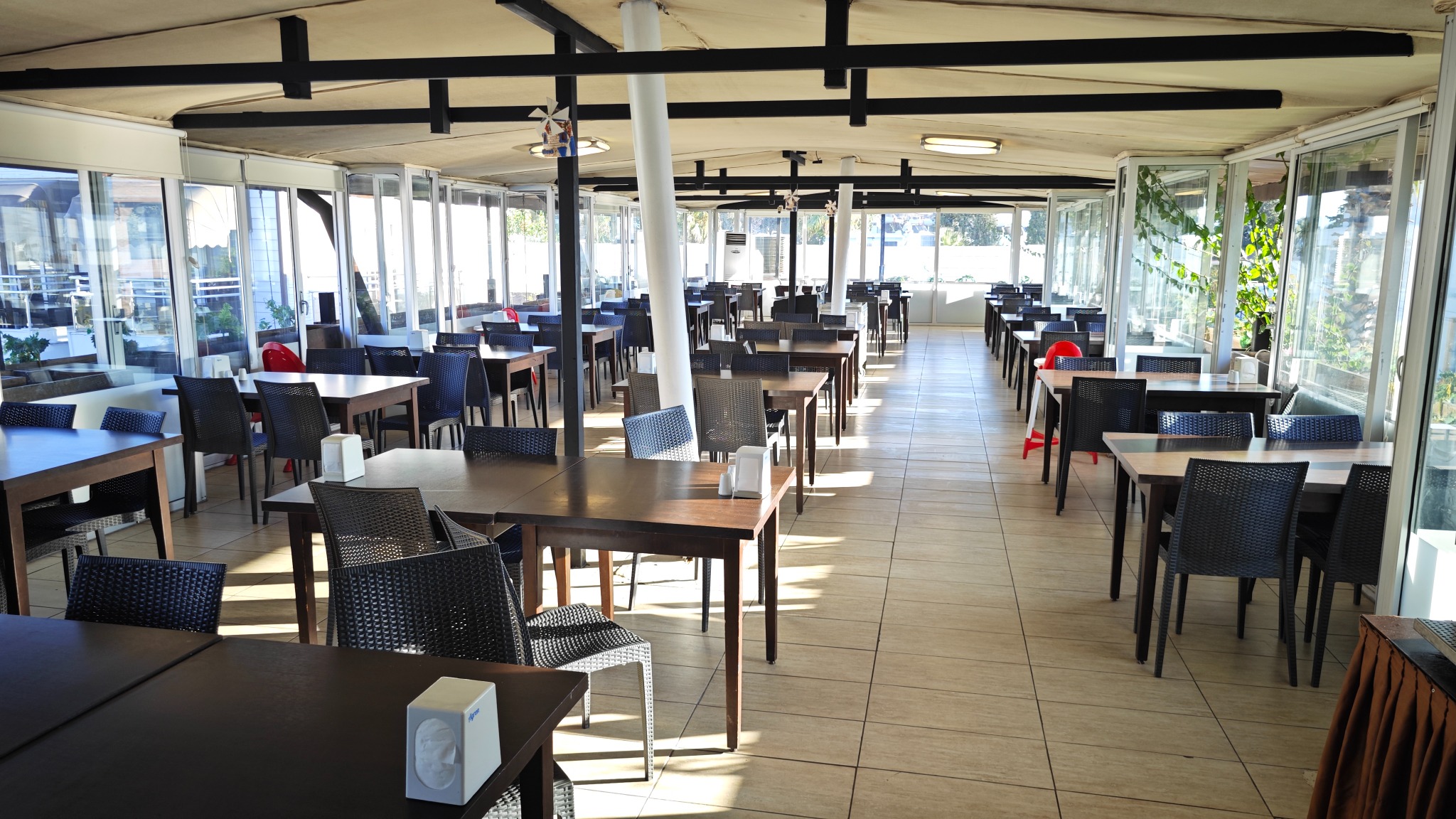 Restaurace během pobytu: celkový pohled